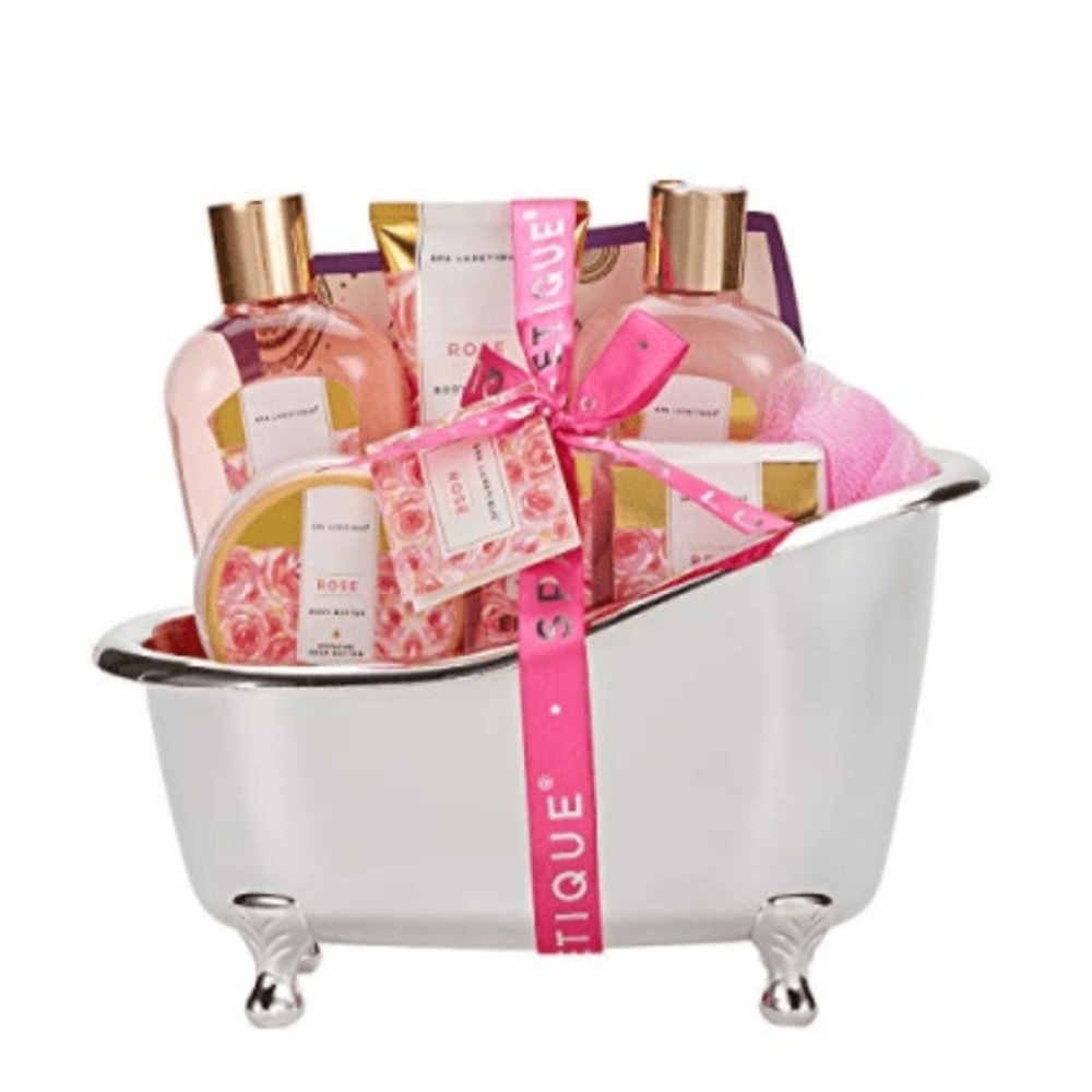Spa Luxetique Spa Gift Basket Rose Fragrance